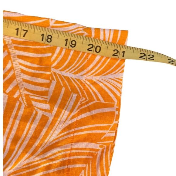 NWT Shade&Shore BEACH OUTFIT Set Women XL Boho Orange Crop Front Tie Lightweight - Picture 6 of 14
